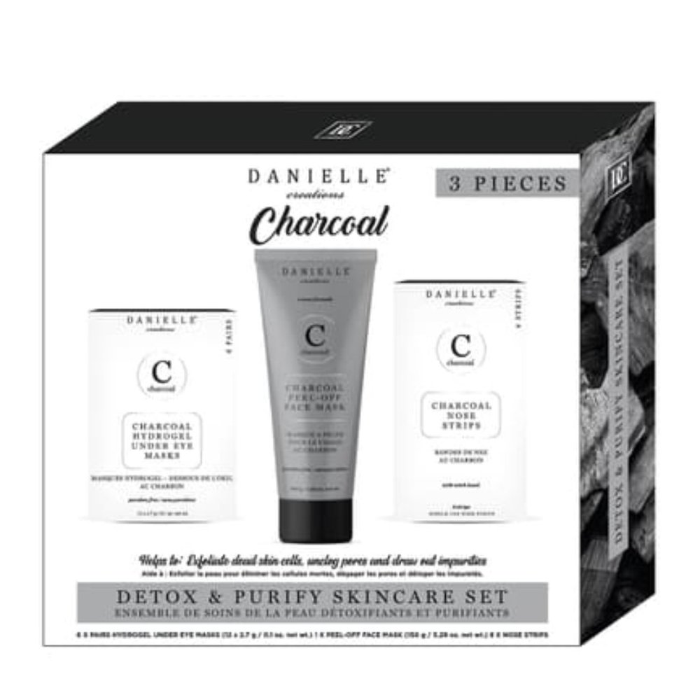 DANIELLE 3 Piece Detoxifying & Purifying Charcoal